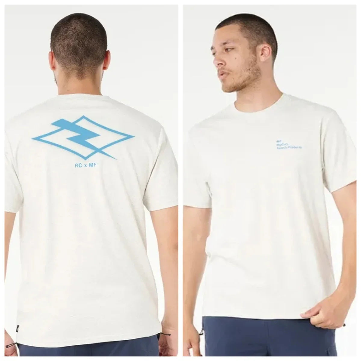 Rip Curl JV Printed New Summer Men's T-shirt Short-sleeved Outdoor Sports Surfing Short-sleeved Sports Fitness Comfortable T