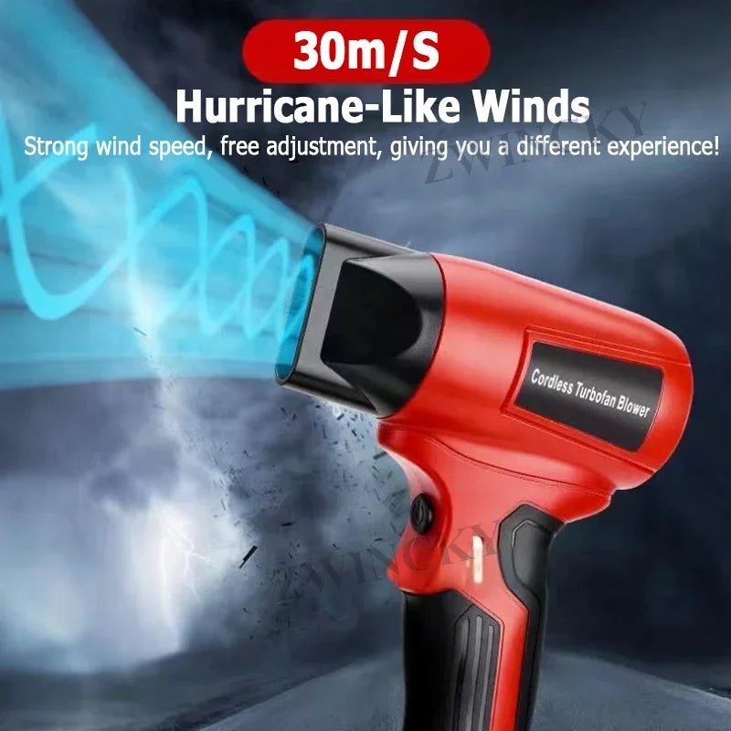 Turbofan Jet Blowing for Dewalt/Makita/Milwaukee/Bosch/Ryobi Batteries.
