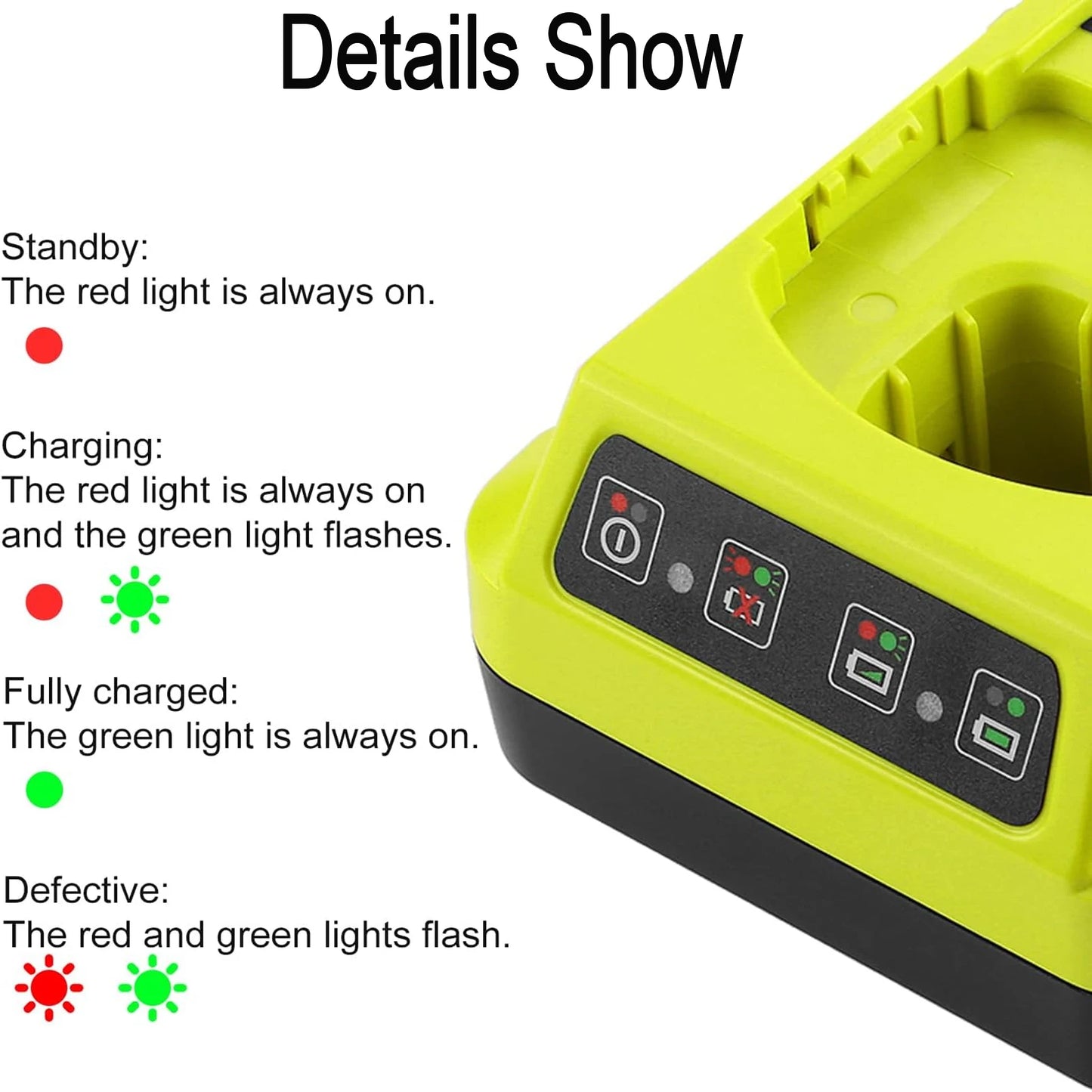 Single and Dual port battery Charger for Ryobi 18V One Battery- AU Plug