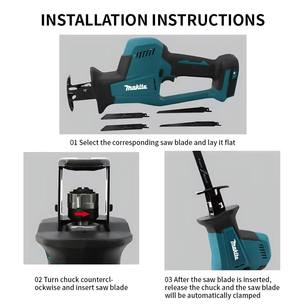 Makita DJR189 18V Cordless Brushless Reciprocating Saw