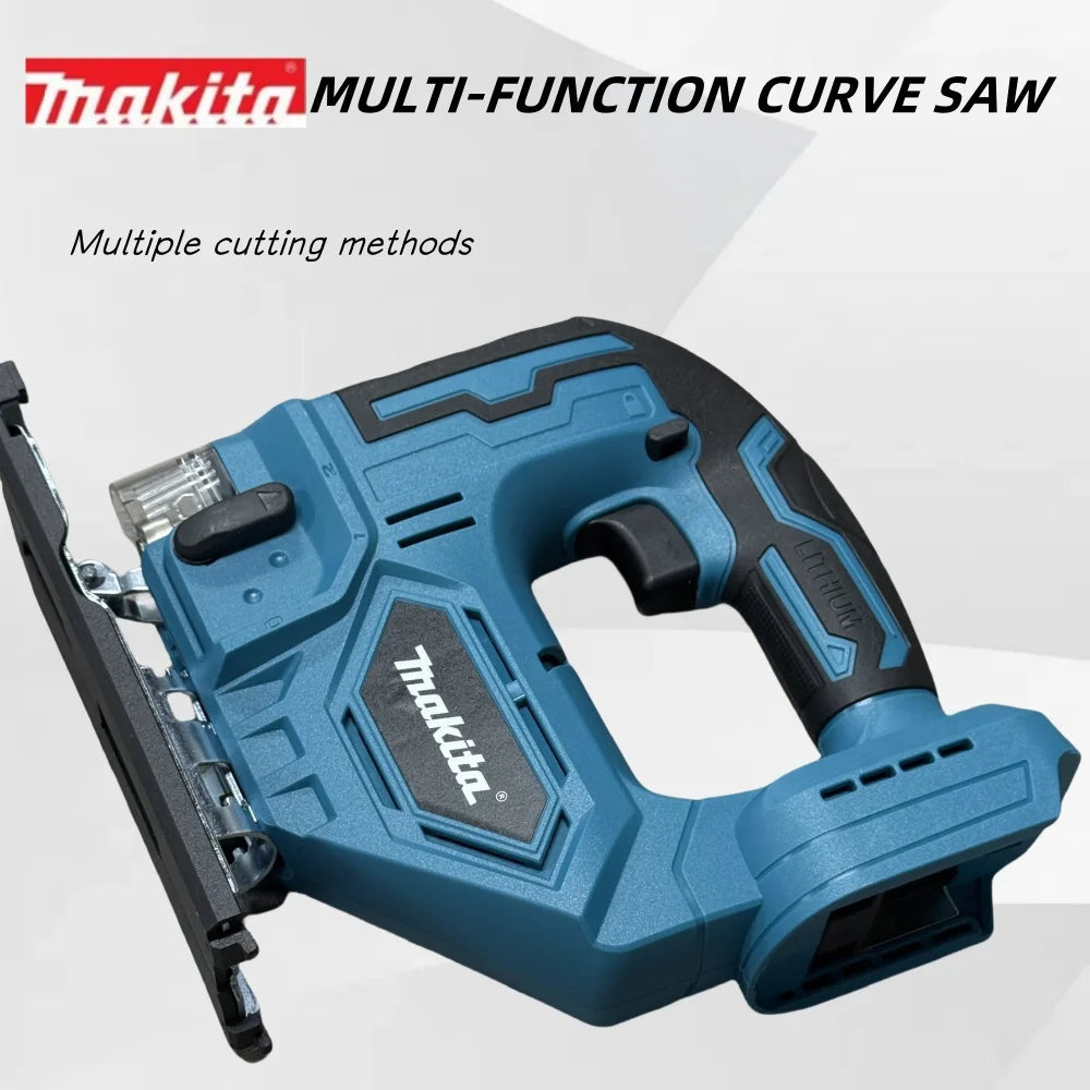 Makita 18V DJV182Z 340W Brushless Jigsaw 18V Cordless Portable Carpenter Power Tool with Saw Blade Barrel Handle - No Battery