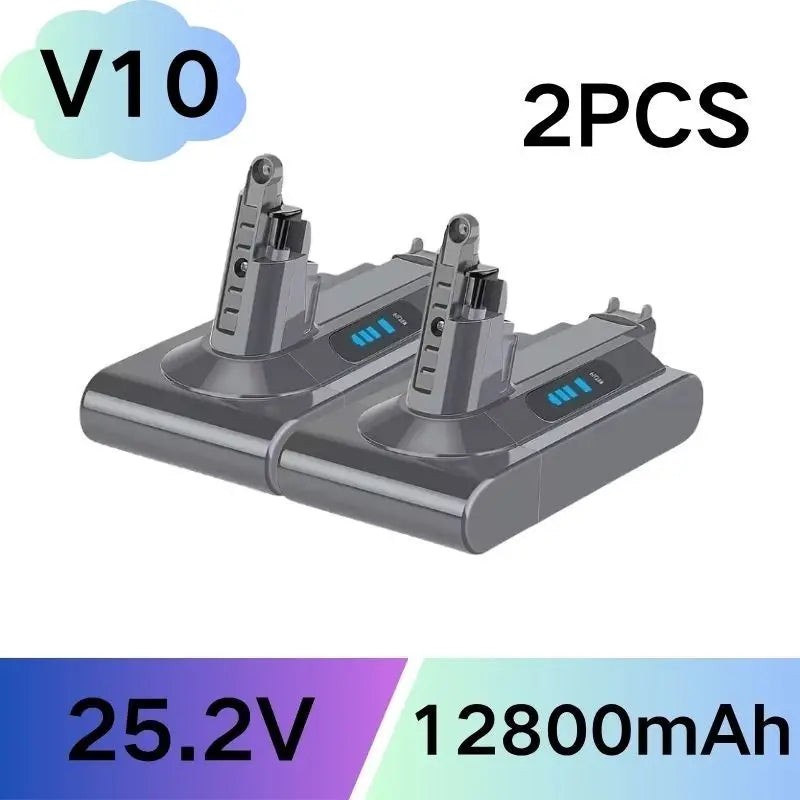 Dyson V10 Battery 25.2V SV12 For Dyson V10 Battery Animal Absolute Fluffy Cordless Vacuum Cleaner 100% new 12800mAh DYSON V10 battery