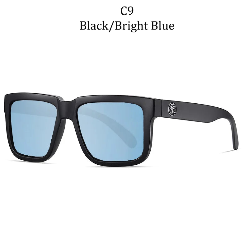 Heat Wave JV NEW High quality luxury Heat Wave brand Polarized sunglasses square Conjoined lens Women men sun glasses UV400