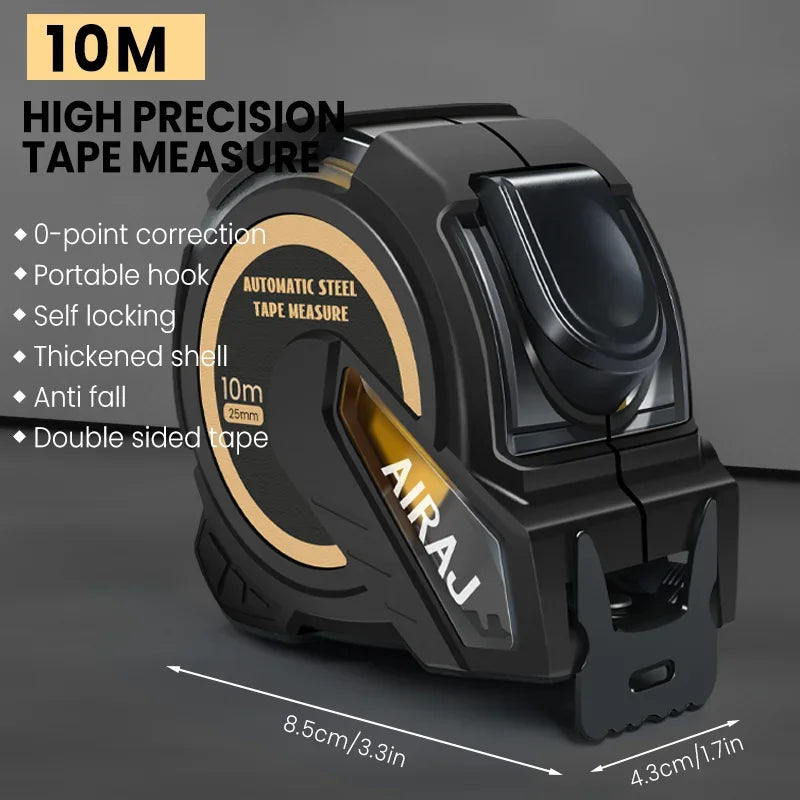 AIRAJ Primium Tape Measure. 5m, 7.5m or 10m.