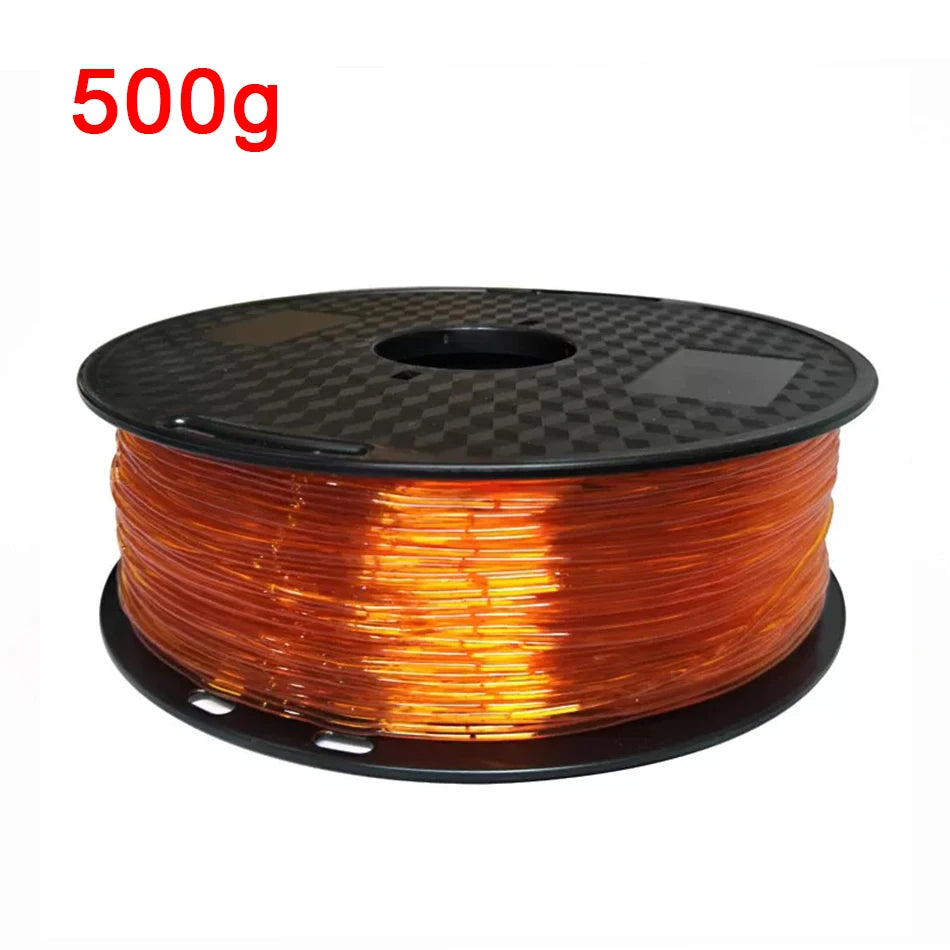 3D Printing JV 1.75mm Flexible TPU 3D Printing Filament No Bubble Non-toxic Sublimation 3D Printer Plastic Material TPU Filament 0.5KG/0.25KG