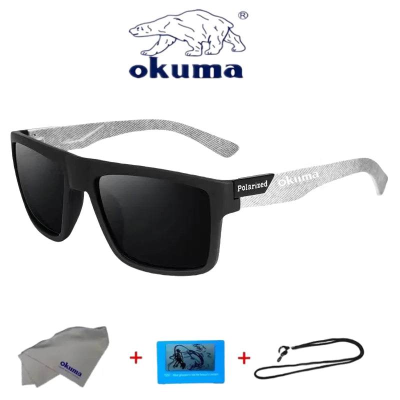 Okuma JV - Unisex UV400 Polarized Glasses, suitable for outdoor sports such as driving, fishing, cycling, hiking, etc