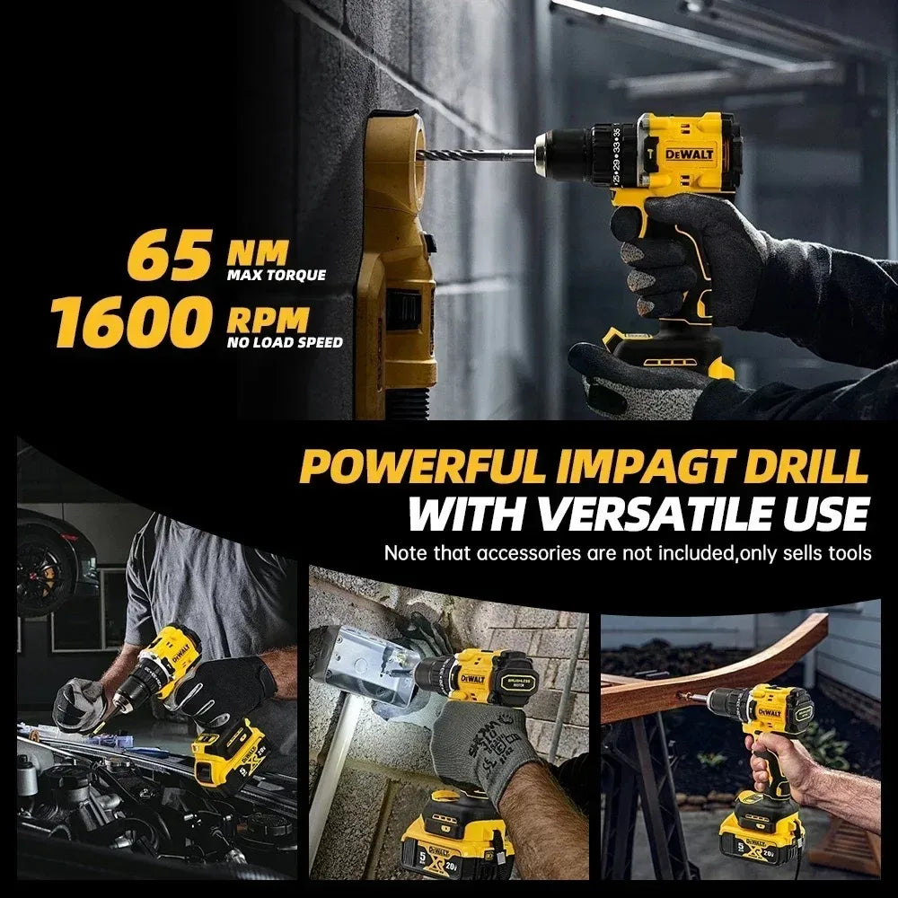 DeWalt DCD805 18V - 20V Brushless Hammer Drill Driver- with battery options FLASH SALE