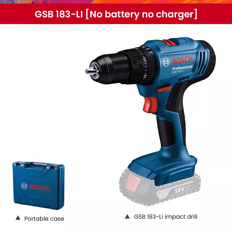 Bosch GSB 18V-183 Li Professional Cordless Combi with 2.0Ah battery