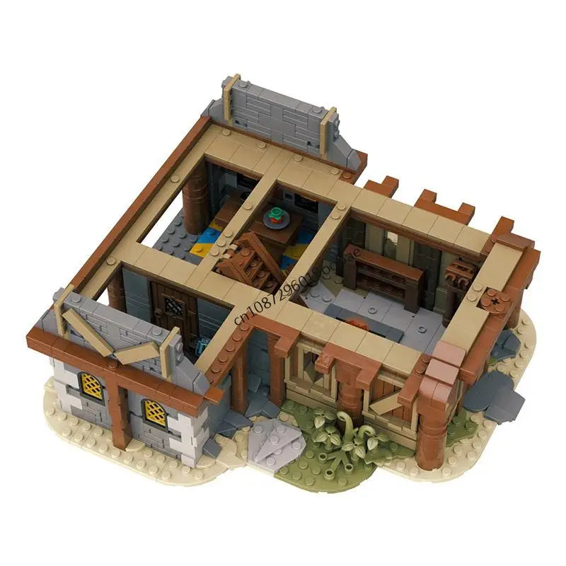 Elder Scrolls JV 2772PCS game Movie Elder Scrolls Skyrim series Vikings Whiterun Breezehome house model creative ideas Toy Assembly Puzzle Gift