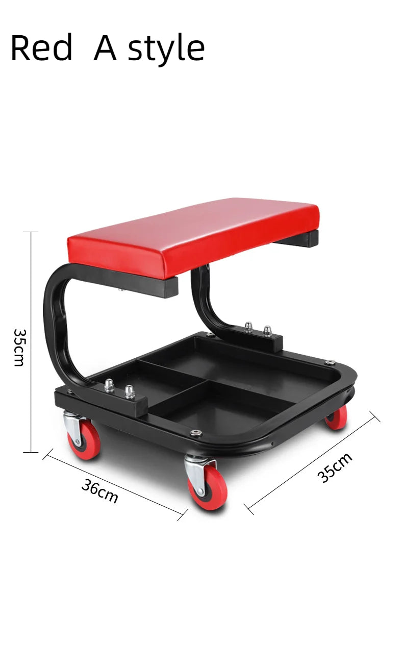 Stool Automotive Machinery Workshop Tool tray Universal Auto Repair Bench Heavy-duty ToolBracket Roller Cart Toolbox WithTray