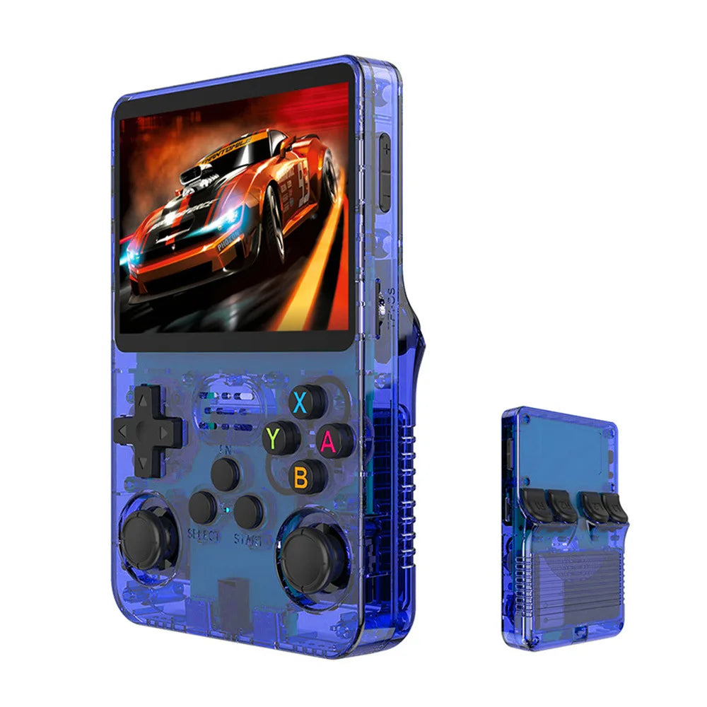 R36S new retro game console JV 3.5-inch Linux open-source system portable handheld game console with 128GB large memory