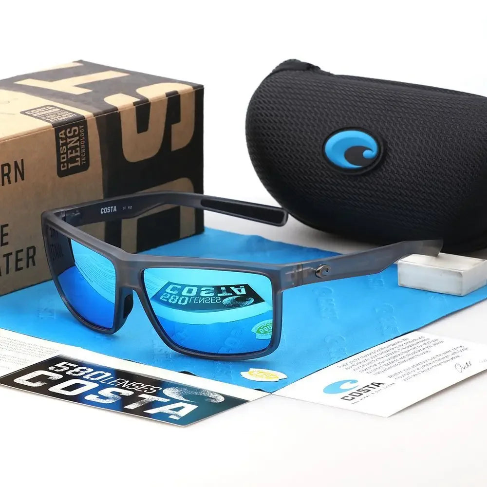 COSTA Brand New JV Square Sunglasses Women Men High Quality Glasses Outdoor Riding Fishing Sun Glasses Retro Shades Uv400