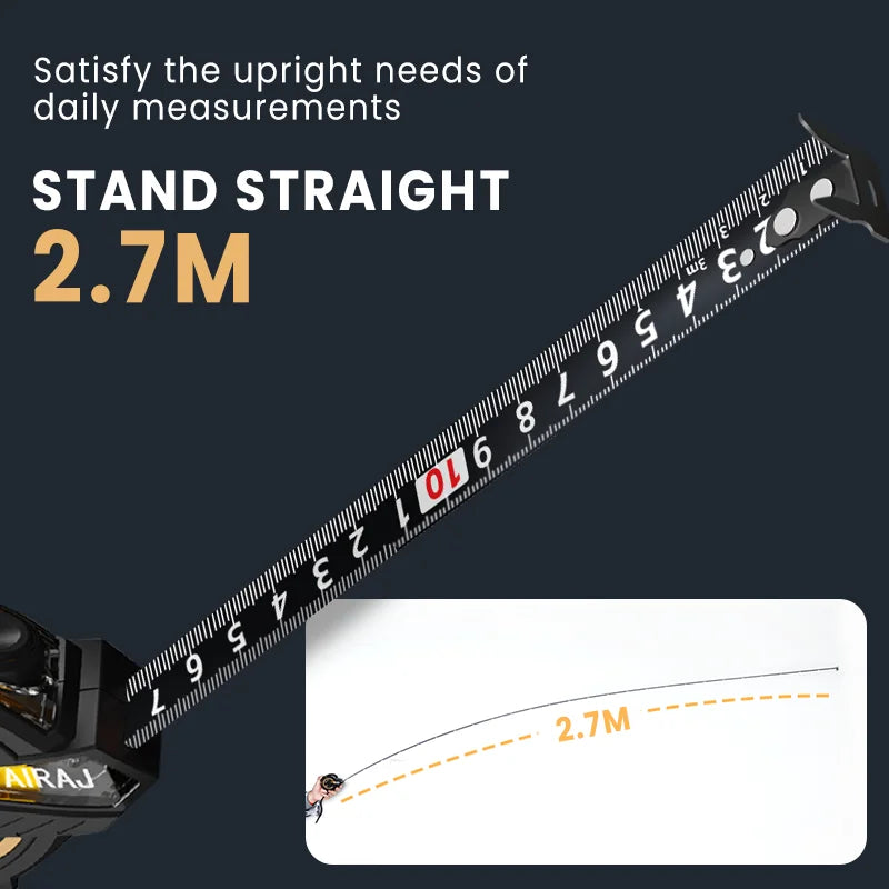AIRAJ Primium Tape Measure. 5m, 7.5m or 10m.