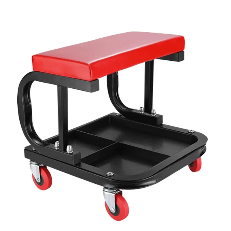 Stool Automotive Machinery Workshop Tool tray Universal Auto Repair Bench Heavy-duty ToolBracket Roller Cart Toolbox WithTray