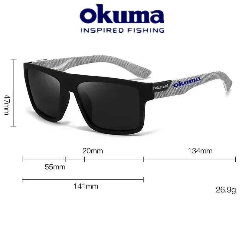 Okuma JV - Unisex UV400 Polarized Glasses, suitable for outdoor sports such as driving, fishing, cycling, hiking, etc