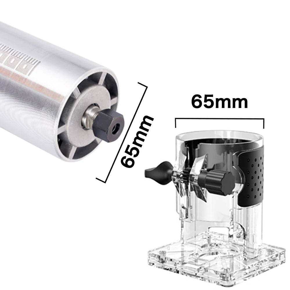 Makita Compatible 18V JV 5 Speeds Brushless Electric Hand Trimmer Cordless Wood Router Woodworking Engraving Slotting for Makita 18V Without Battery