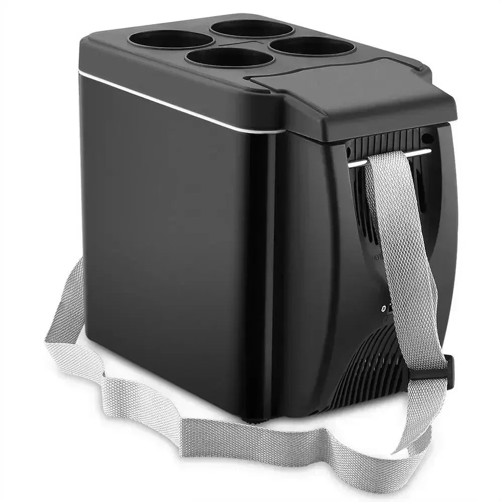 Car Refrigerator 6L Mini Fridge Portable Freezer 12V DC Refrigerator Plug In Cooler Refrige 6L Thermoelectric Cooler