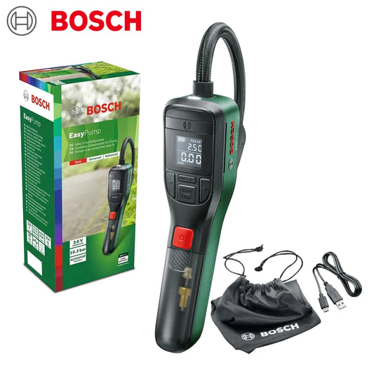 Bosch Cordless Compressed Air Pump Rechargeable Electric Pump 3.6V Portable Tire Inflatable Pump For Bicycle Car Motorcycle Ball