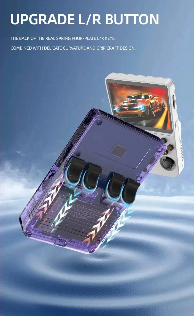 R36S new retro game console JV 3.5-inch Linux open-source system portable handheld game console with 128GB large memory