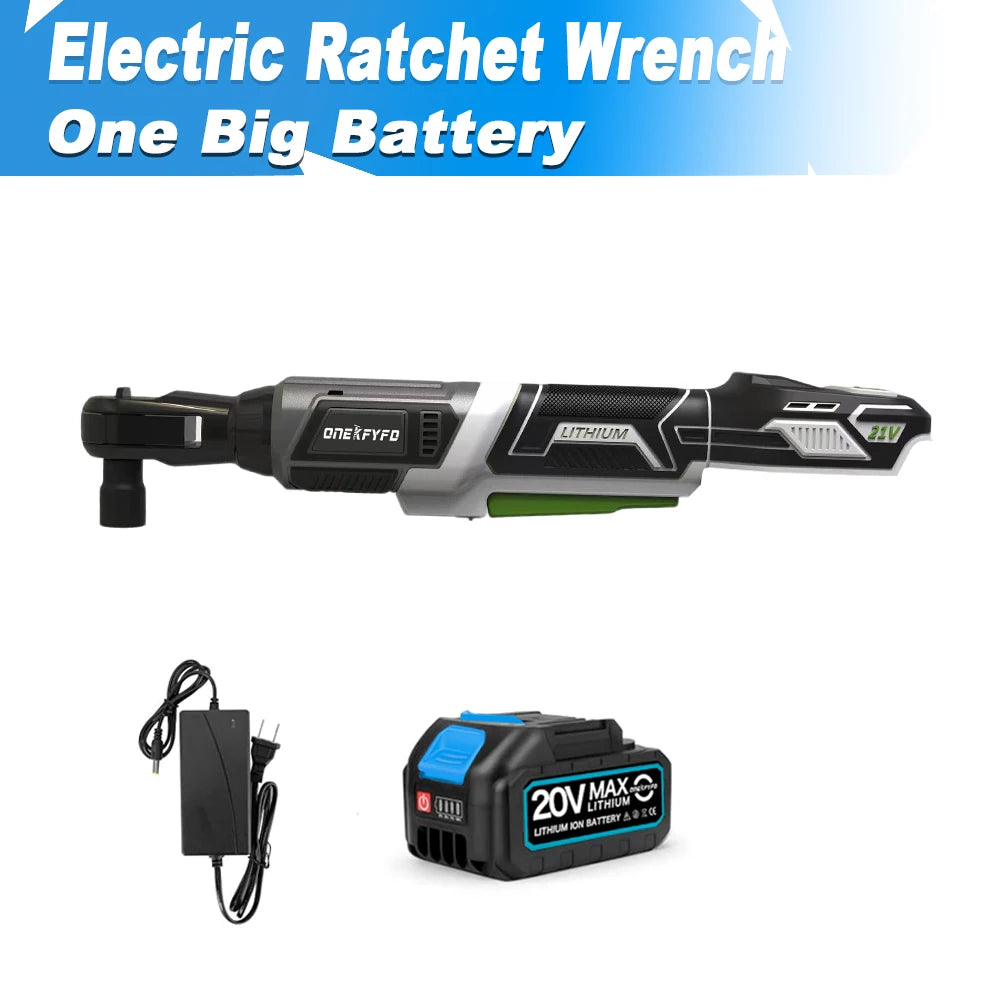 Makita Compatible 18V JV ONEKFYFD 3/8Inch Electric Ratchet Wrench Cordless Variable Speed Wrench Impact Driver Power Tool For 18V Lithium-Ion Battery