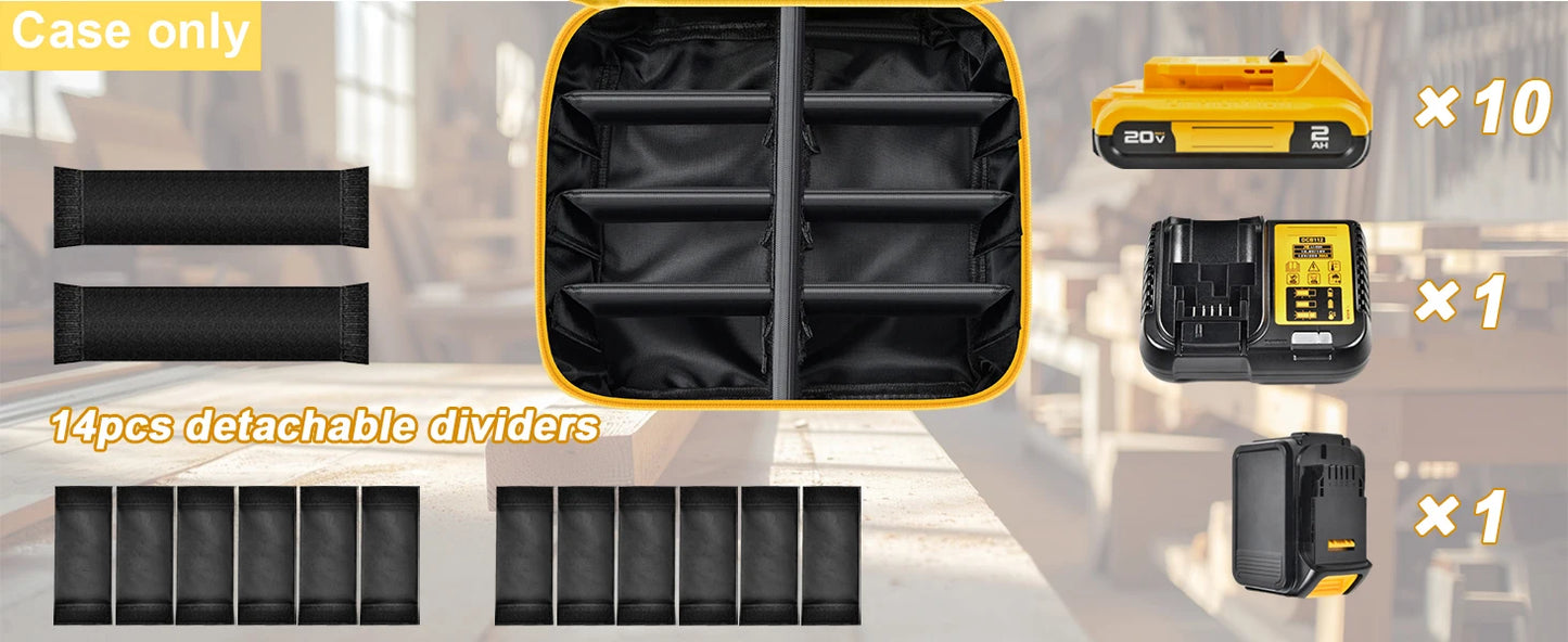 DEWALT Case for DeWalt Battery & Charge