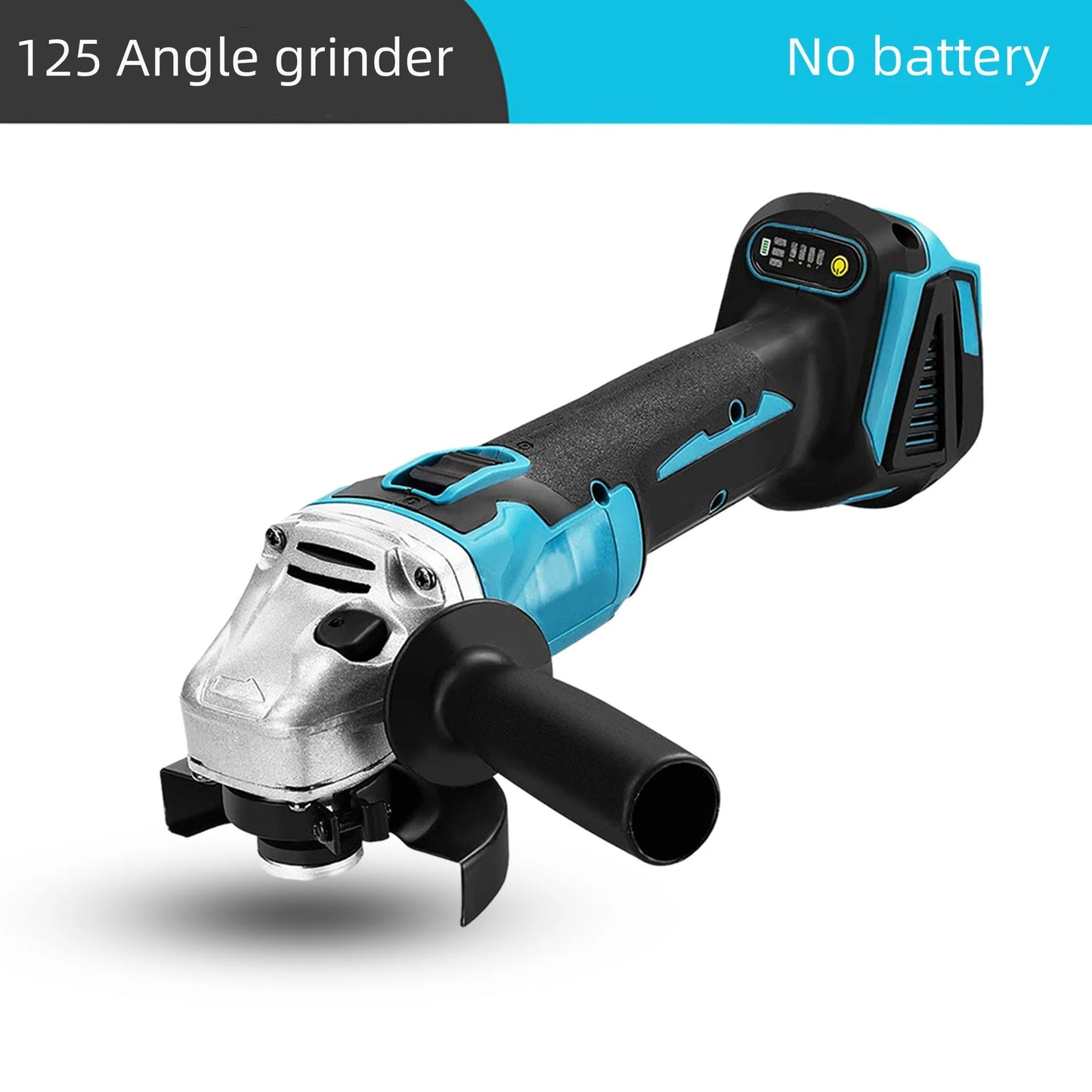 Makita Compatible 125mm Brushless Angle Grinder Cordless Li-ion Battery Powered for Cutting Polishing Grinding Compatible with Makita 18V tools