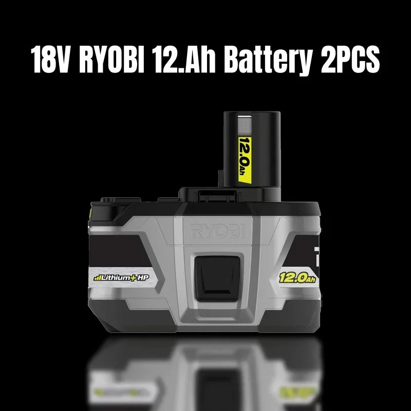 RYOBI 18V ONE+12.0Ah lithium-ion high-performance battery- 2pk.