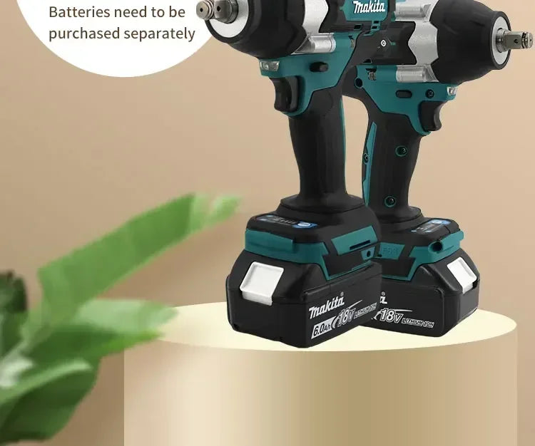 Makita 18V DTW700 Brushless Electric Wrench High Torque 18V Cordless Drill Screwdriver Rechargeable Electric Tools Torque Wrench