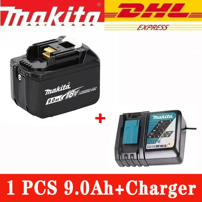 Makita Original 18V 5.0ah, 6.0ah and 9.0ah battery and charger Combo