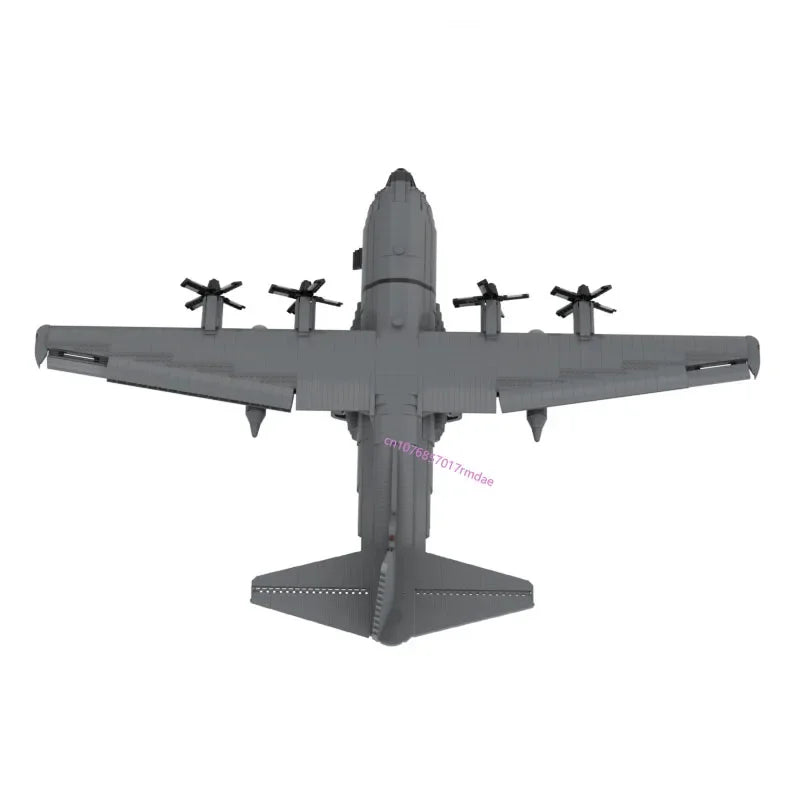 C130 Hercules JV 5257PCS WW2 Military MOC 1:38 scale C-130H Hercules transport plane Model creative ideas Child Toy Assembly Puzzle Birthday Gift