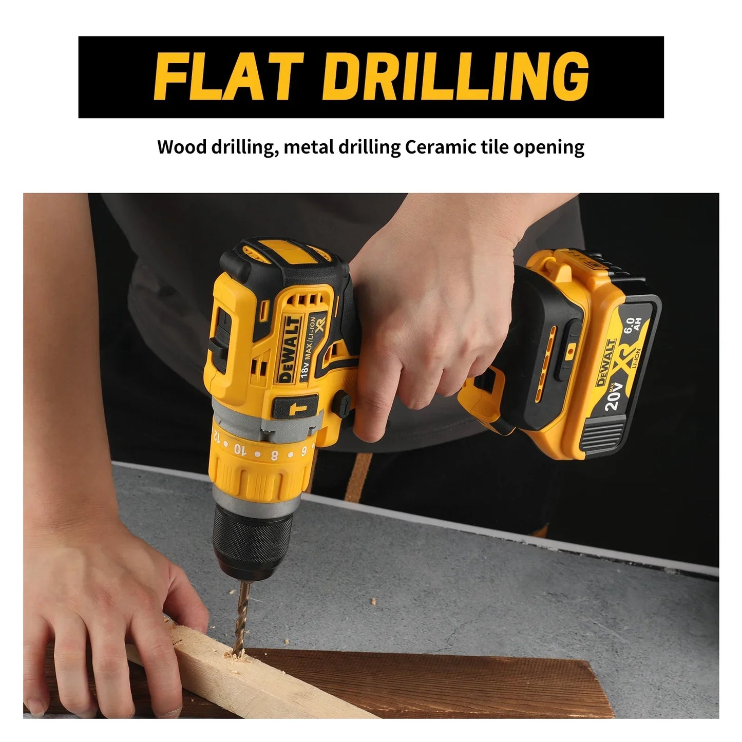 Dewalt DCD795 18v Brushless Drill with battery and AU charger