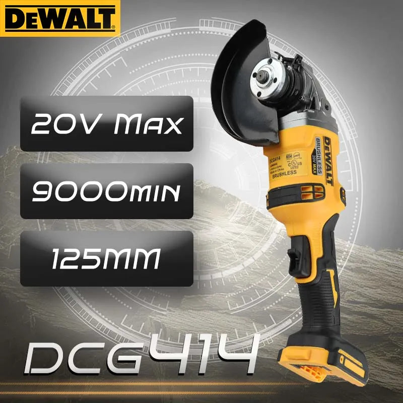 Dewalt DCG414 18V 20V 125mm. Brushless Grinder (Tool Only)