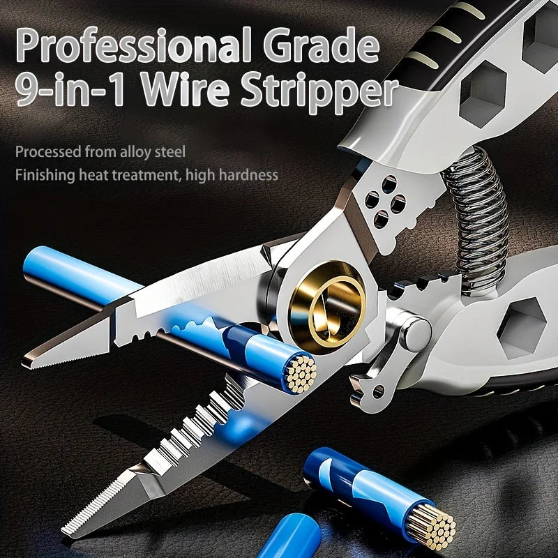AIRAJ 9-in-1 Multifunctional Electrician Pliers