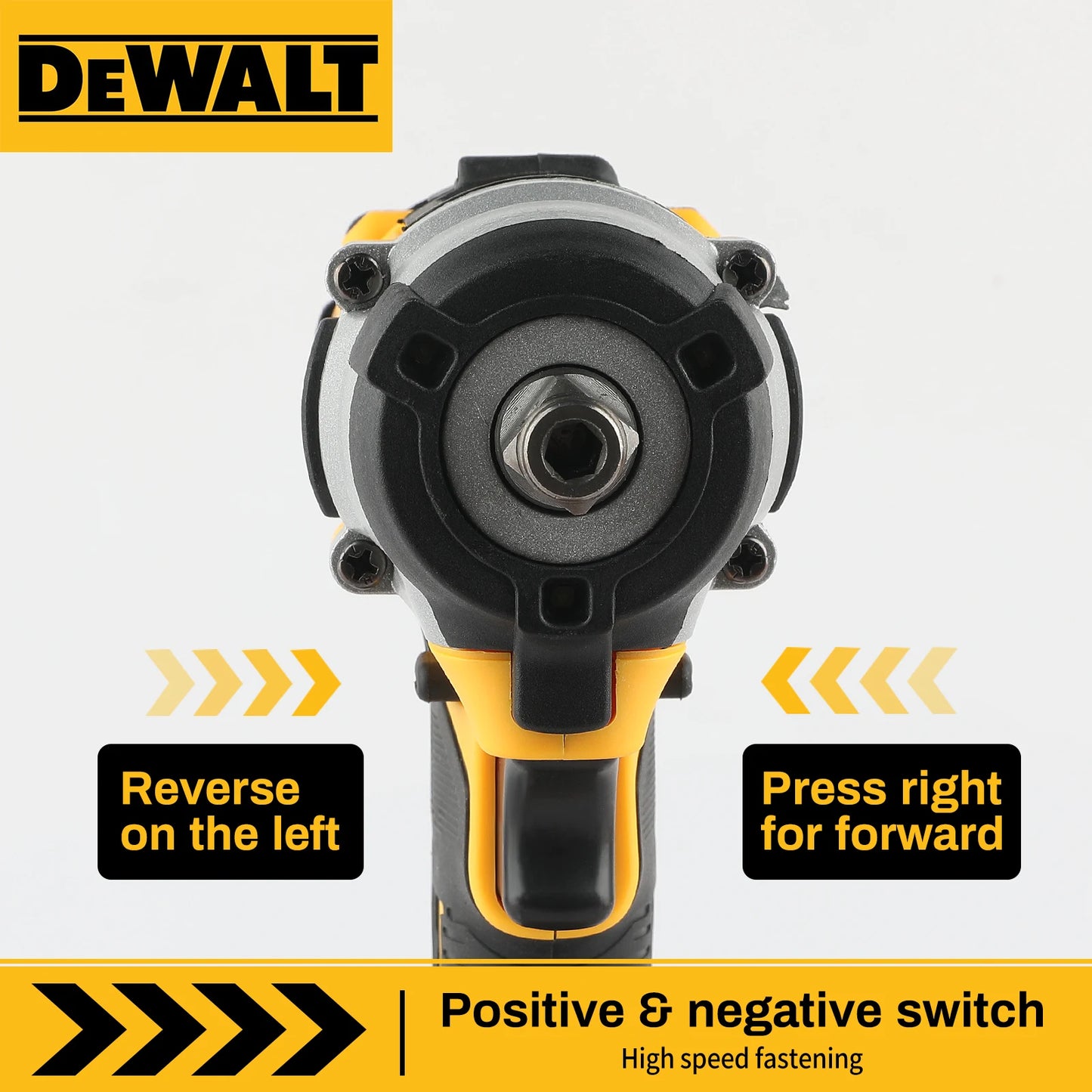 DEWALT DCF921 18V 20V 1/2 in Cordless Compact Impact Wrench
