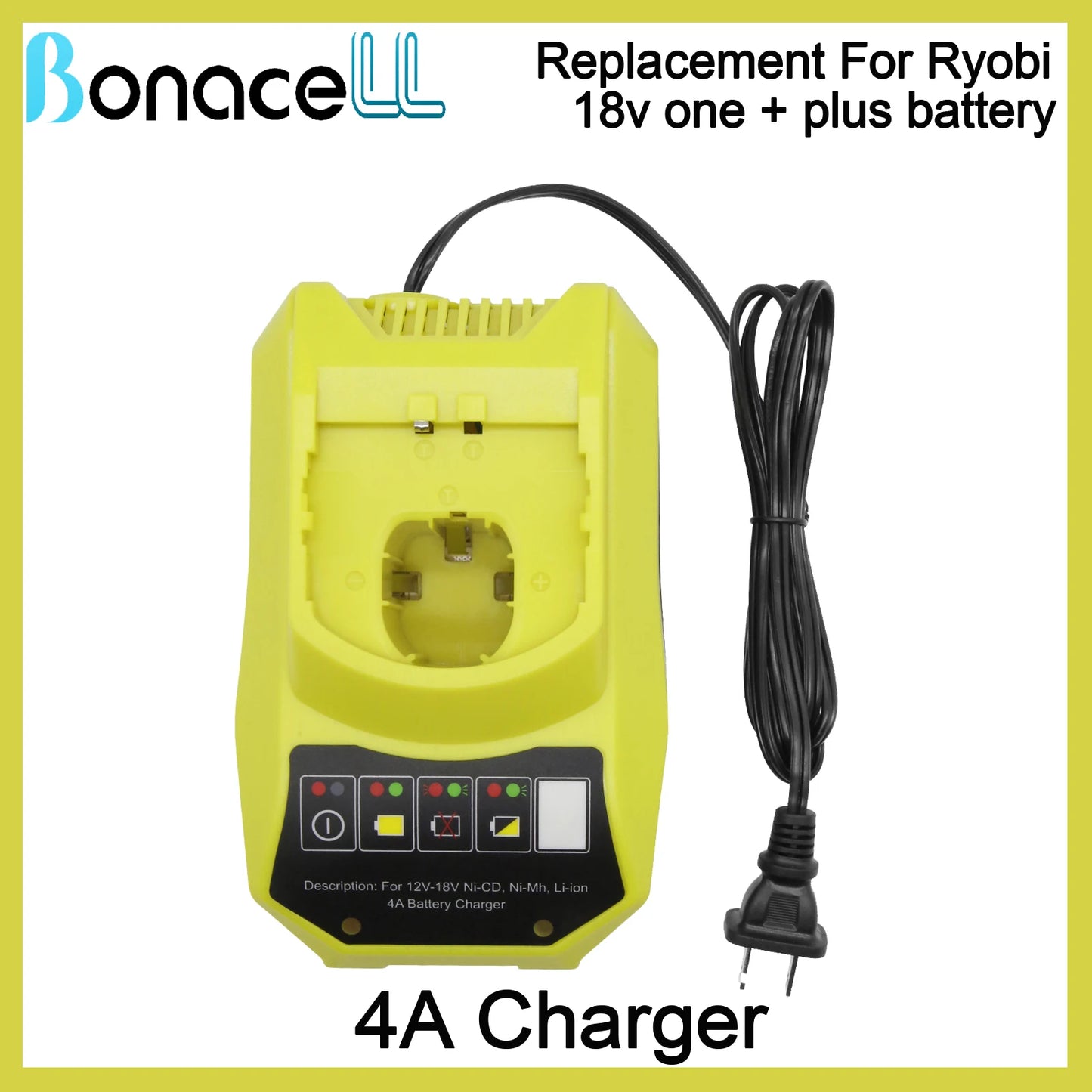 Single and Dual port battery Charger for Ryobi 18V One Battery- AU Plug