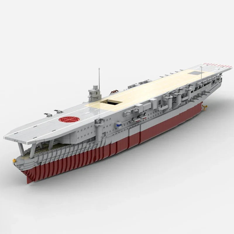 Kaga JV New 5229PCS WW2 Military MOC1:200 scale Kaga aircraft carrier warship Model DIY creative ideas Child Toy Assembly Puzzle Gift