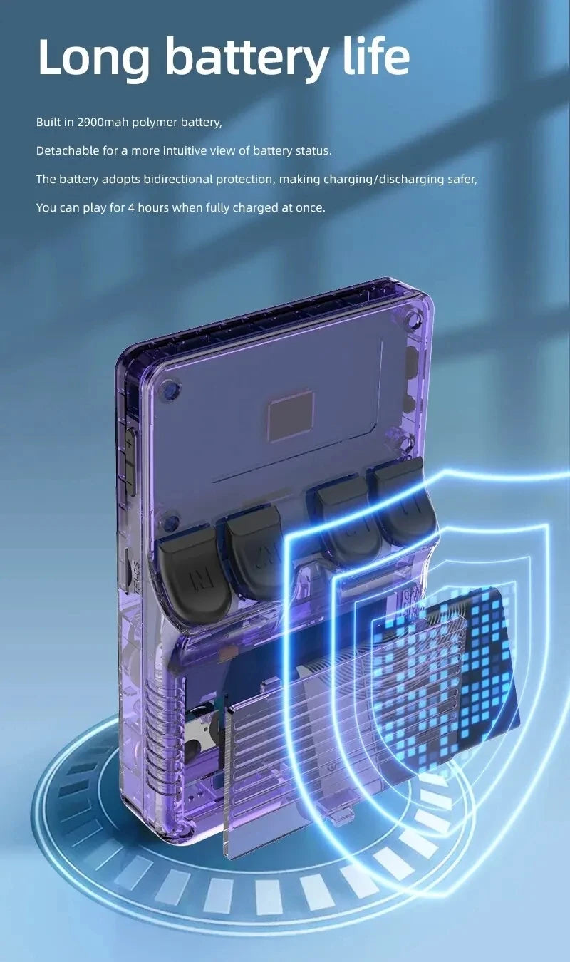 R36S new retro game console JV 3.5-inch Linux open-source system portable handheld game console with 128GB large memory