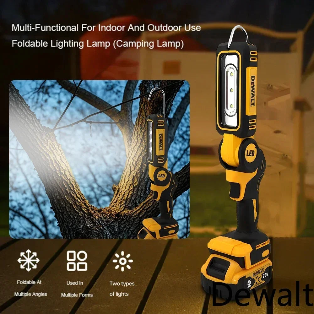 Dewalt 18V - 20V 90 Degree Folding LED Work Light