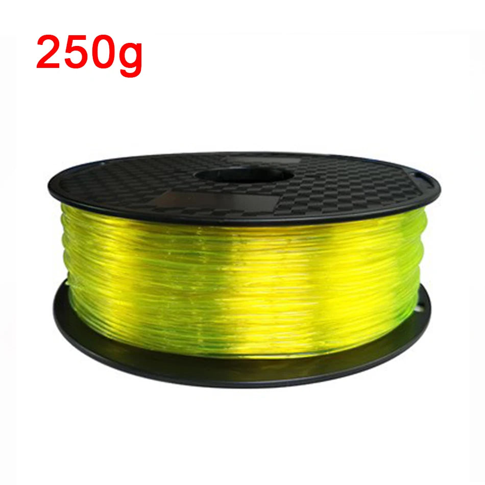 3D Printing JV 1.75mm Flexible TPU 3D Printing Filament No Bubble Non-toxic Sublimation 3D Printer Plastic Material TPU Filament 0.5KG/0.25KG