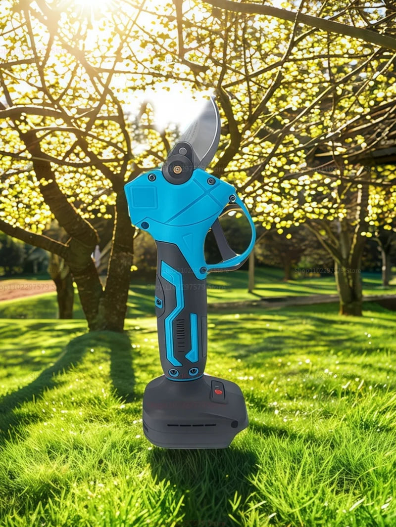 Makita compatible 18V Electric Pruning Shears Cordless Rechargeable Tree Branch Pruner Garden Electric Scissors for Yard Garden Lawn Tools
