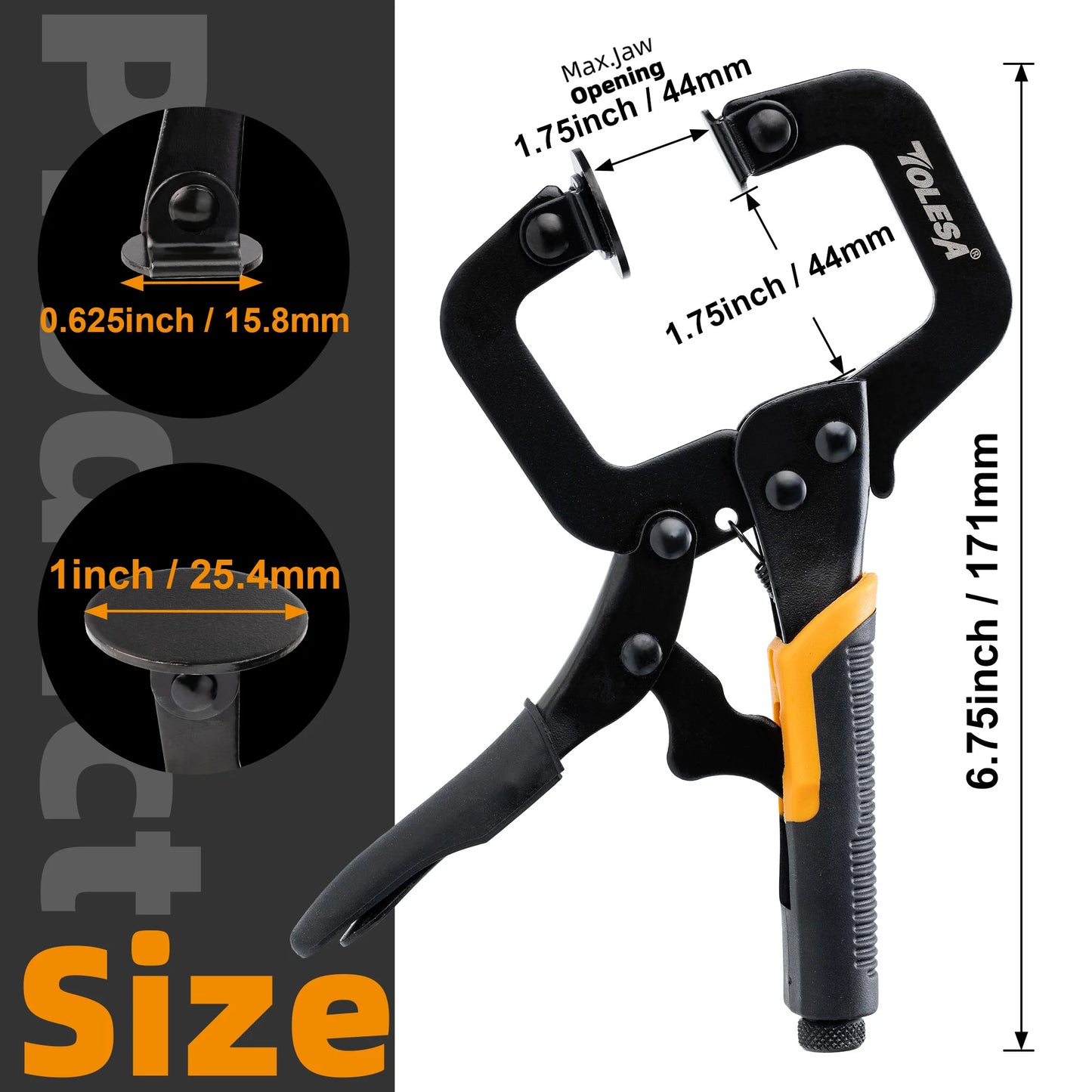 Tolesa 6" Jig Clamps ā A7FC1612 & A7FC1611