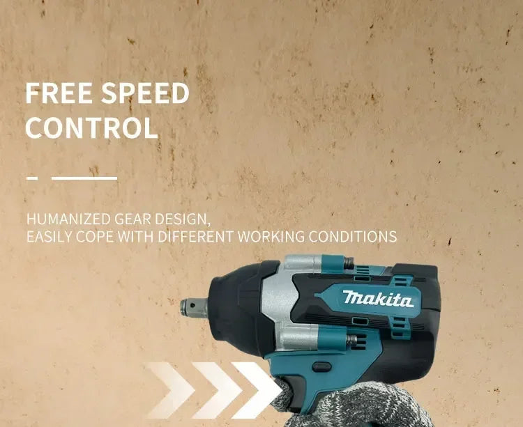 Makita 18V DTW700 Brushless Electric Wrench High Torque 18V Cordless Drill Screwdriver Rechargeable Electric Tools Torque Wrench