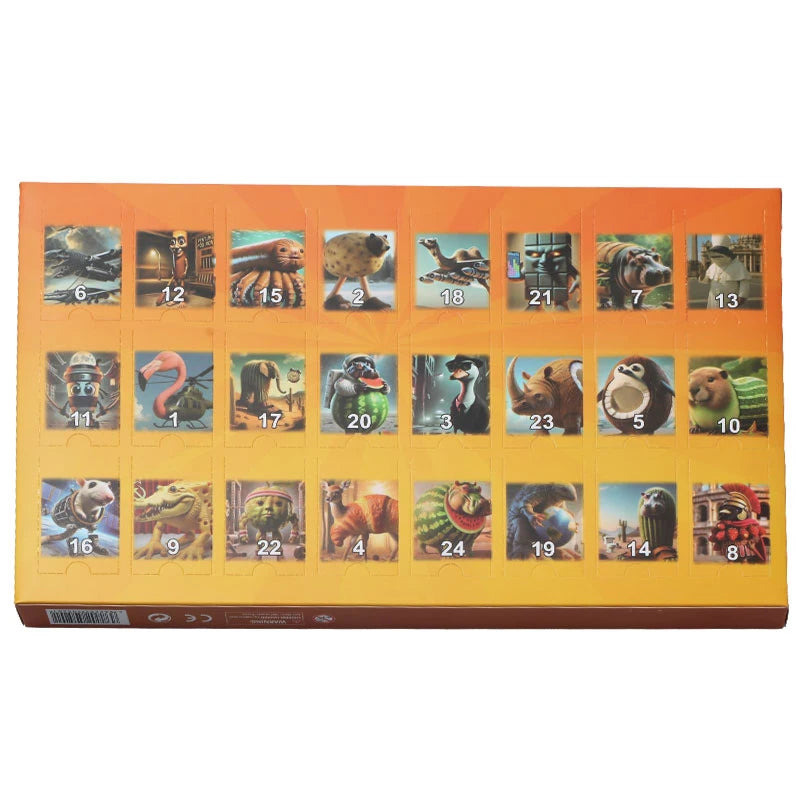 Italian Brainrot JV Surprise Gifts Tung Tung Sahur Christmas Advent Calendar Tralala Bombardino Shimpanzini Crocodilo Calendar 2025