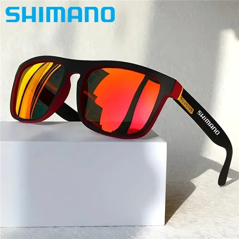 SHIMANO JV Polarized UV400 Protective Sunglasses for Men and Women Outdoor Sports Hunting Fishing Cycling Driving Fashion