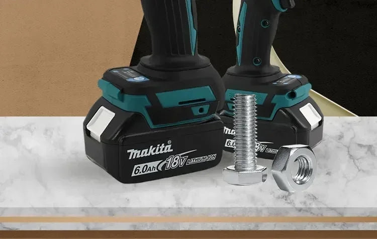 Makita 18V DTW700 Brushless Electric Wrench High Torque 18V Cordless Drill Screwdriver Rechargeable Electric Tools Torque Wrench