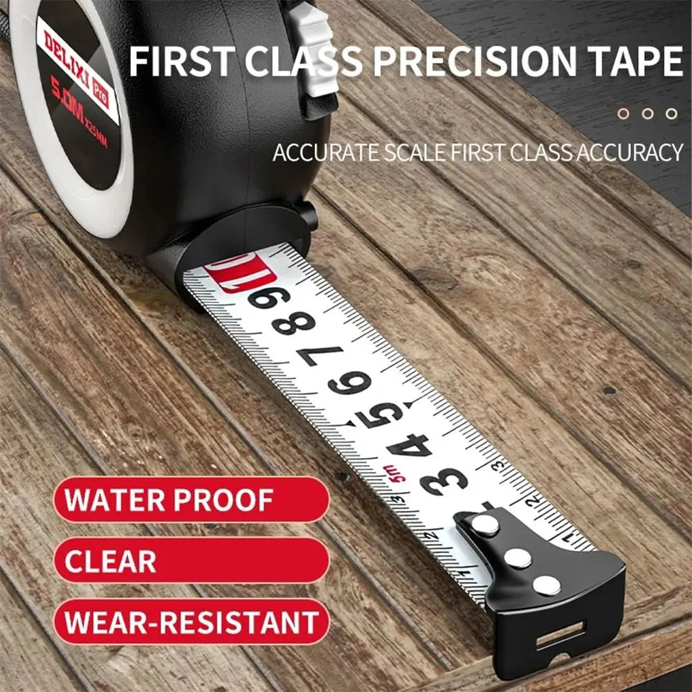 DELIXI High-precision Tape Measure. 5m, 7.5m or 10m avalible.