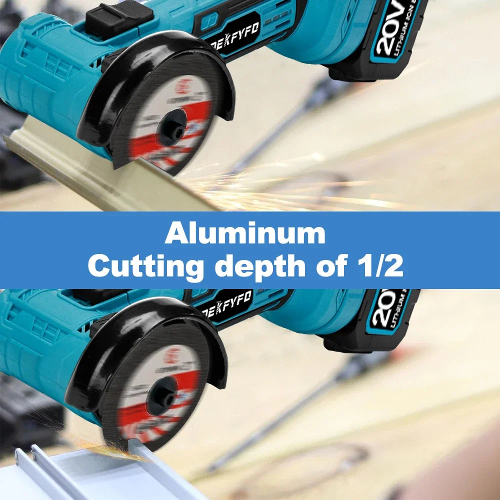 Makita Compatible 18V JV Brushless Mini 3inch Angle Grinder 76mm Polishing Cutting Machine Rotatable Cordless Woodworking Grinder For Makita 18V Battery