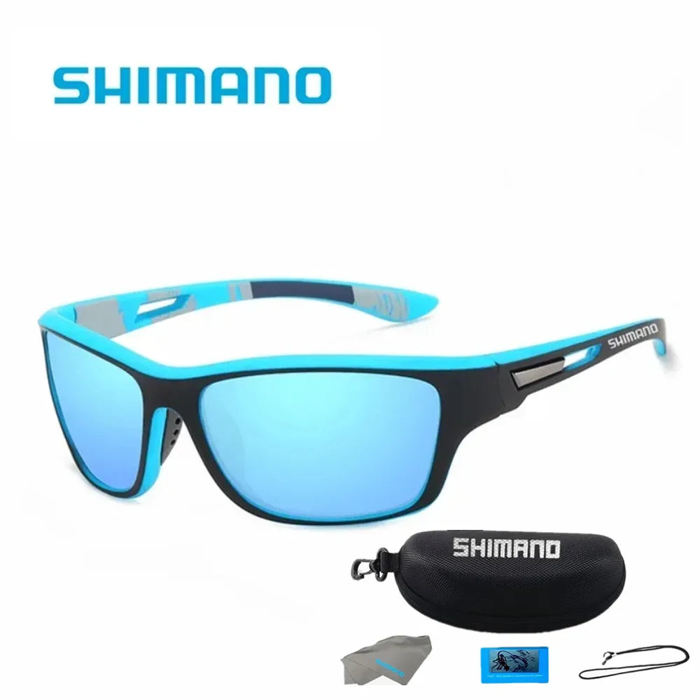Shimano Unisex Polarized Sunglasses UV400 Outdoor Sports Protective Fashion Sunglasses for Hunting Fishing Driving And Cycling