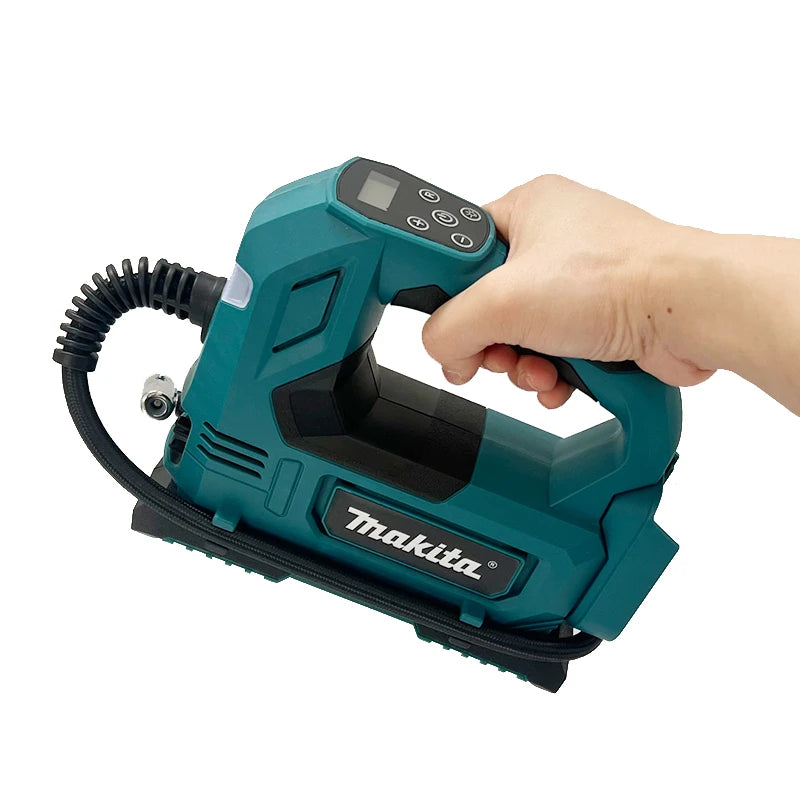 Makita 18V Portable Cordless Tire Inflator 18V Battery Electric Air Pump Handheld Air Compressor For Car Bicycle Tires Ball