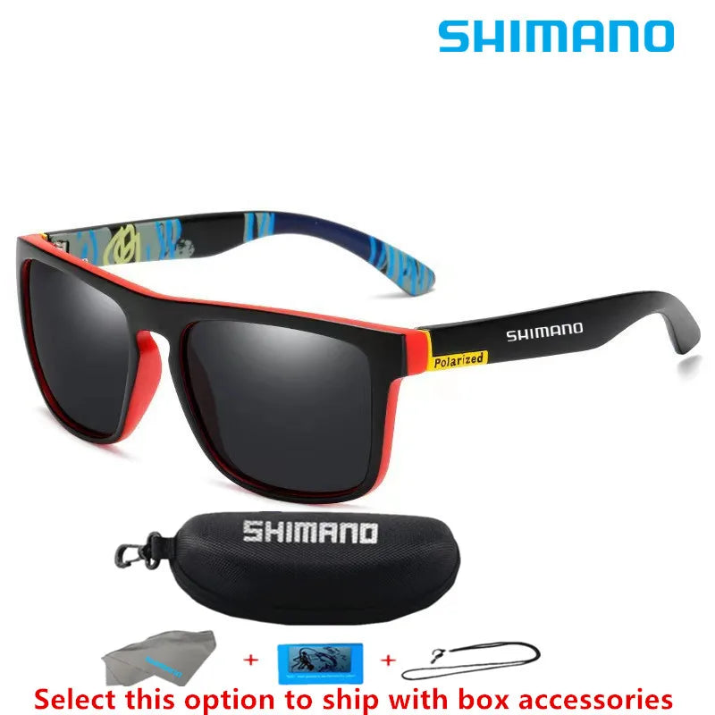 SHIMANO JV Polarized UV400 Protective Sunglasses for Men and Women Outdoor Sports Hunting Fishing Cycling Driving Fashion